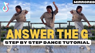 ANSWER THE G DANCE TUTORIAL Step by Step  Ana Bensig [upl. by Bascio825]