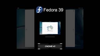 Fedora 39 with GNOME 45 fedora [upl. by Eelra]