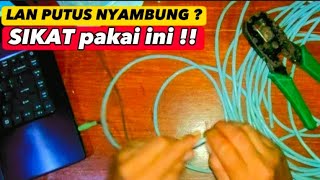 Cara mengatasi Kabel LAN Ethernet putus nyambung pada Antena wifi Mikrotik [upl. by Dajma]