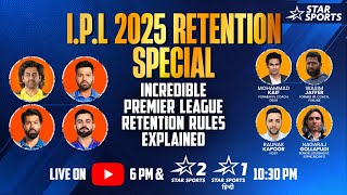 IPL Retention Special Experts discuss the retention rules amp analyse franchises’ strategy for 2025 [upl. by Neellok]