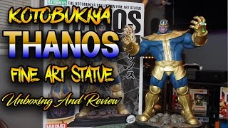 Kotobukiya Thanos Fine Art Statue Unboxing amp Review [upl. by Ayekat]