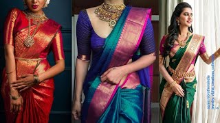 Pattu Sarees 2023❤️Latest Collection of Bridal Pattu Sarees✨South Indian Saree Collection🌸 [upl. by Azarria]