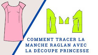 La découpe princesse avec la manche raglan [upl. by Iman]