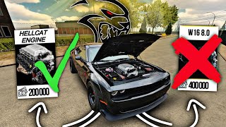 HOW TO GET THE HELLCAT WHINE BACK IN CAR PARKING MULTIPLAYER NO GLITCH [upl. by Airamesor]