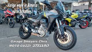 TEST  MOTO GUZZI STELVIO  ALMERIA 22 februari 2024 [upl. by Leventhal]