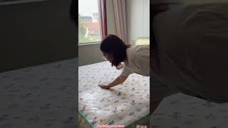 Water proof bedsheet😍facts viralvideo [upl. by Ynaffet40]