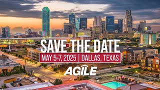 AGILE 2025  Save The Date [upl. by Egduj]