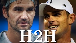 Federer vs Roddick  All 24 H2H Match Points HD [upl. by Asiuqram]