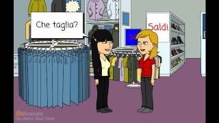 Acquisti in un negozio di abbigliamento [upl. by Anidam]