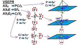 Chemistry  Molecular Structure 95 of 45 Basic ShapesTrigo Bipyramidal w Free Electron Pairs [upl. by Raama]