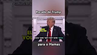 Trump fala sobre os sequestrados israel hebraico [upl. by Attenwahs]