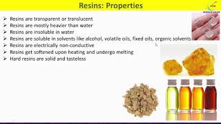 Resins Types Sources Properties and Uses [upl. by Ahens]