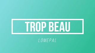 Trop beau  Lomepal  Paroles  Lyrics [upl. by Leugimesoj958]