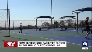 Some Salt Lake high school facilities closed to the public due to irresponsible dog owners [upl. by Atinal]