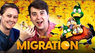 Migration  Official Trailer REACTION [upl. by Hainahpez466]