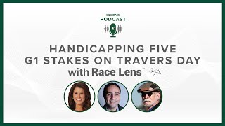 Handicap Five G1 Stakes on Travers Day using Race Lens [upl. by Hnim]