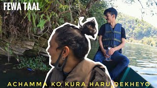 Day In Pokhara  Fewa Taal ma Rafting amp Jungle Safari [upl. by Llorre]