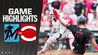 Marlins vs Reds Game Highlights 71224  MLB Highlights [upl. by Etteniuqna]