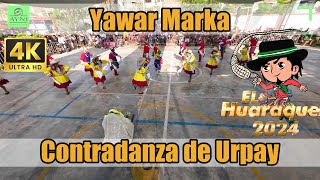 Contradanza de Urpay  La Libertad  Yawar Marka  II concurso Distrital Comas El Huaraquero 2024 [upl. by Haldi]