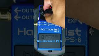 Boss Harmonist PS6 bosspedals ps6 stompbox guitareffects pitchshifting guitar [upl. by Akiemehs]