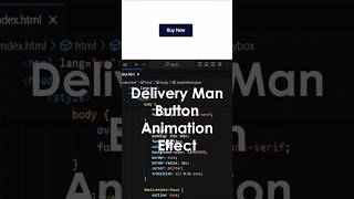 Button Delivery Man Animation Effect Bring Your Buttons to Life shorts cssanimation [upl. by Graff262]