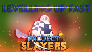 FASTEST Way To Level Up In Project Slayer Update 15 [upl. by Hainahpez]