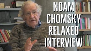 Unintentional ASMR  Noam Chomsky interview on surveillance Deep relaxing voice [upl. by Allemahs]