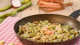 Il segreto delle fave con la pancetta o il guanciale  Ricette che Passione [upl. by Oalsinatse]