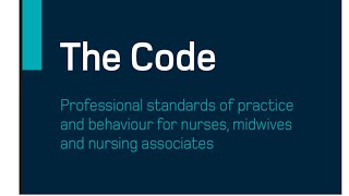 NMC UK code of conduct for CBT and OSCE examination [upl. by Aunson427]