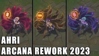 Ahri Arcana Cromas REWORK 2023 [upl. by Baniez]