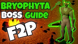 Bryophyta Boss Guide For F2P Ironmen  OSRS [upl. by Noned946]