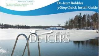 Deicers Bubblers Arbrux DIY Installation Guide [upl. by Aynatal525]