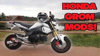 Best Honda Grom Mods [upl. by Ahsemot]