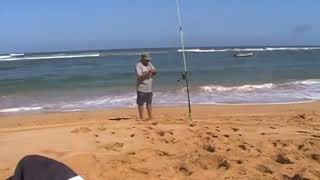 Surfcasting lead puts ground شاطئ مريزيقة [upl. by Annauqal61]