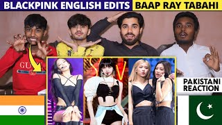 Blackpink English Edits 2024  Pakistani Reaction  Shan Rajpoot [upl. by Jacques]