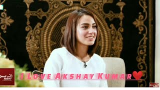 Iqra Aziz About Akshay Kumar [upl. by Nyrac]