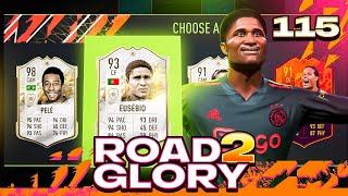 PRIME ICON EUSEBIO ROAD TO GLORY 115  FIFA 22 ULTIMATE TEAM [upl. by Akcinat]