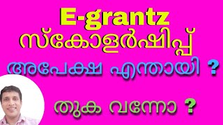 Egrants Scholarship എന്തായി തുക വന്നോ Egrants scholarship 202021 Egrants Track Application [upl. by Oirom]