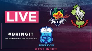 🔴 LIVE Barbados v Guyana  CG United Super50 2023 [upl. by Colline]