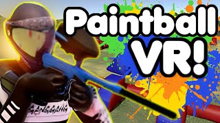 This Game Is PAINTBALL IN VR [upl. by Dominga]