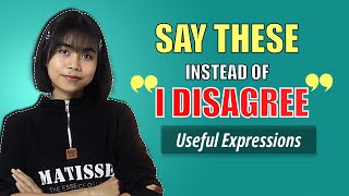 ✅ 5 Polite Alternatives to I Disagree  in English [upl. by Luy253]