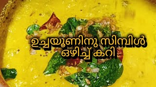 ഉച്ചയൂണിനു സിമ്പിൾ ഒഴിച്ച് കറി 😋 Erambin Puli curryBibli Puli Easy recipe [upl. by Nyrhtakyram882]