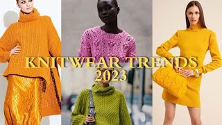 Knitwear Trends 2023  Knitwear Outfits Autumn 2023  Knitwear Design [upl. by Llemhar]