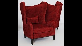 №4 Моделирование и визуализация кресла Chair and Sofa Monroe [upl. by Edaw]