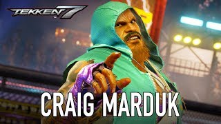 Tekken 7  PS4XB1PC  Craig Marduk Season Pass 2 Character Trailer [upl. by Gannie]