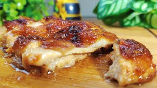 Juicy bake chicken recipe ❗ Easy and delicious oven baked chicken thighs  Simple hearty dinner [upl. by Silvano319]