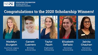 Meet the 2020 Scholarship Recipients [upl. by Atterol]