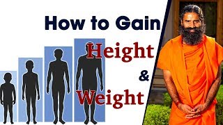 How to Gain Height amp Weight  Swami Ramdev [upl. by Anemij]