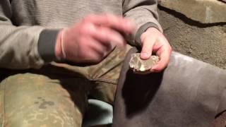 Flintknapping Lessini Flint 1 [upl. by Anihpled957]