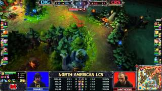 DIG vs CRS  LCS 2013 NA Spring W4D1 English [upl. by Teews]